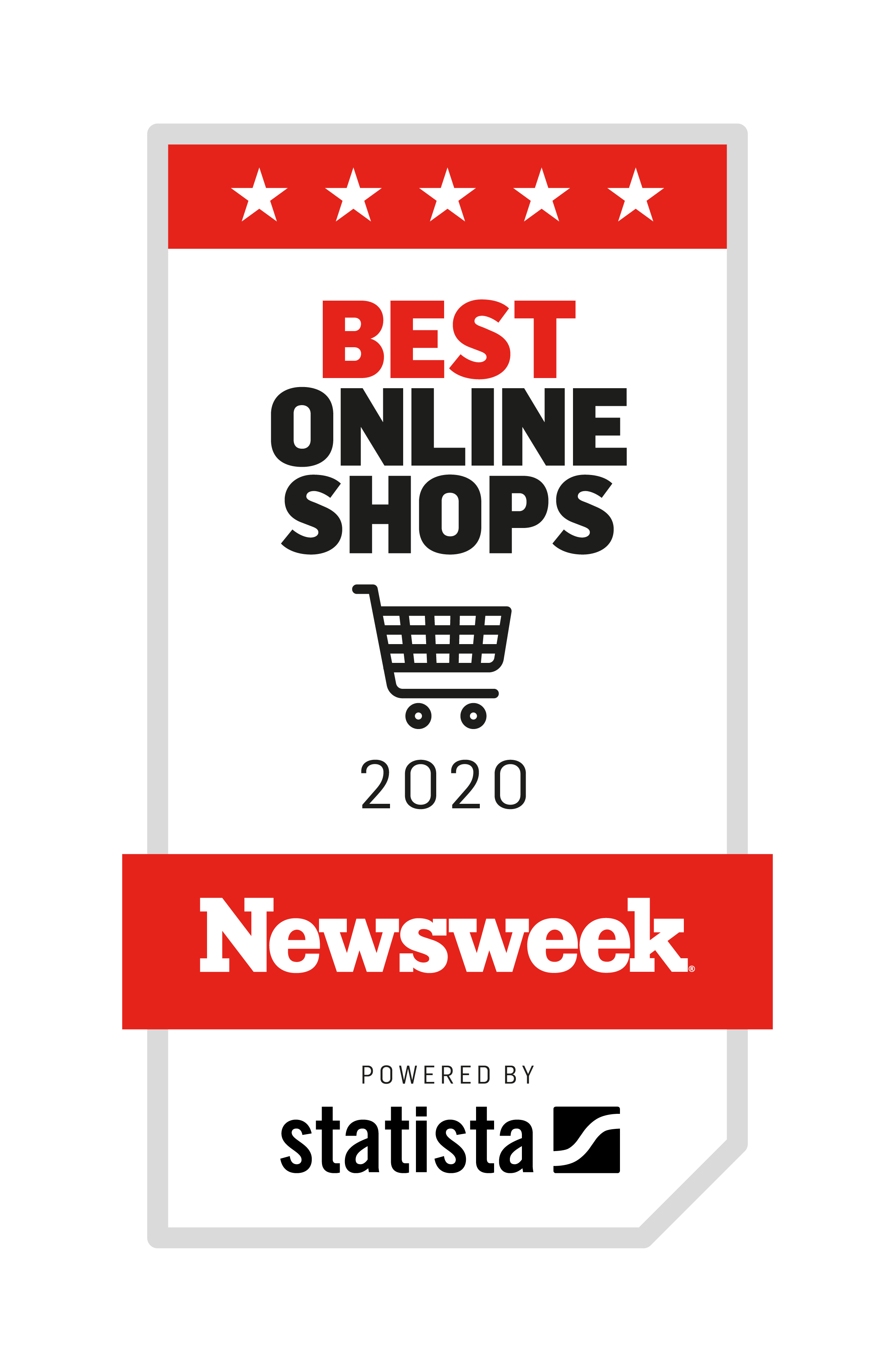 Best Online Shops of 2020 Newsweek banner