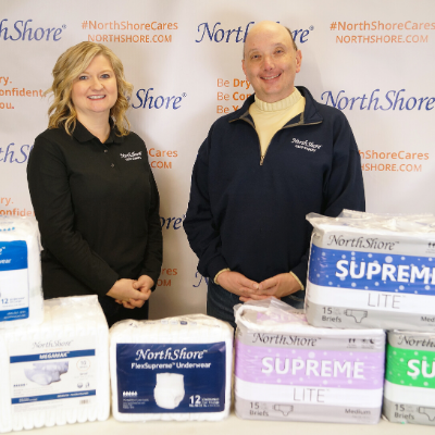 Left, Director of Marketing and Communications, Vicki Wolpoff, right, Director of Customer Care John Cronce