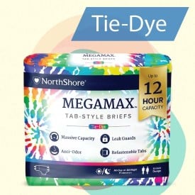 MegaMax Tie-Dye Tab-Style Briefs