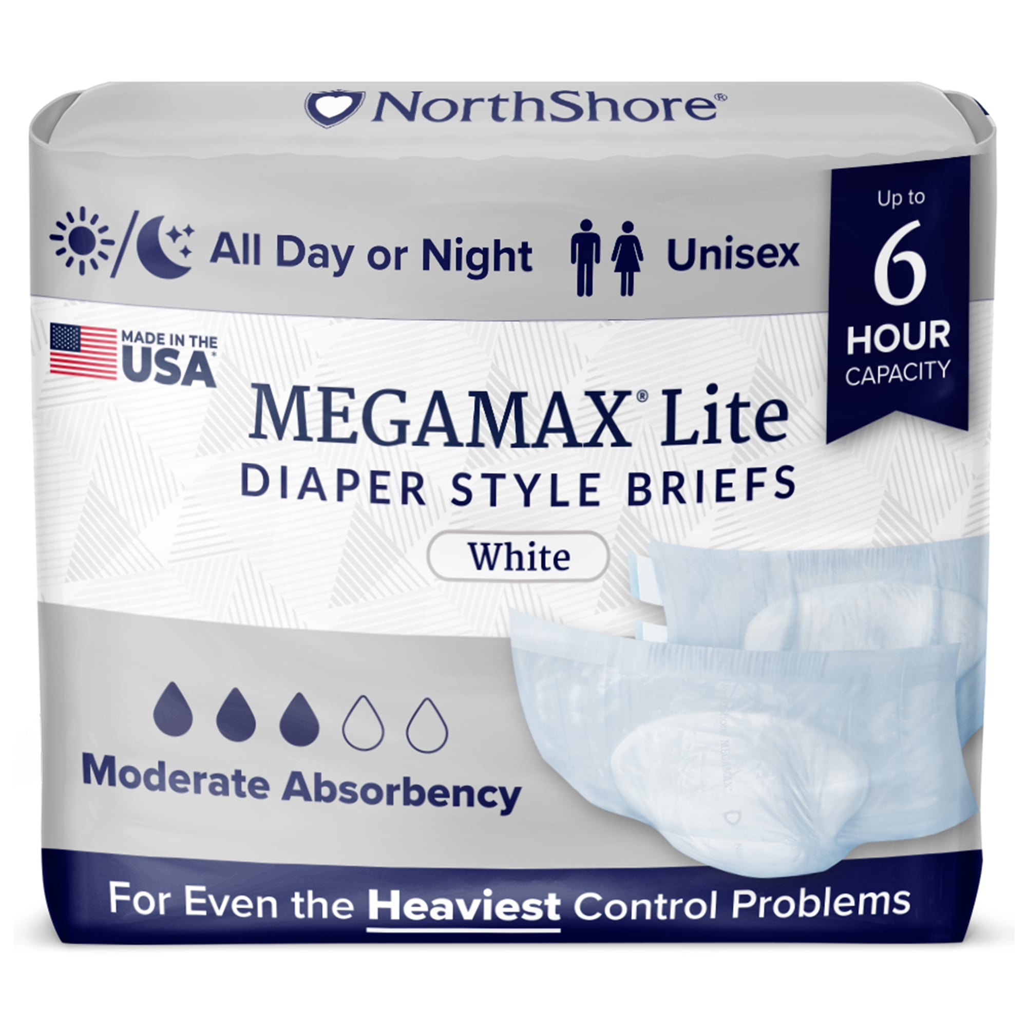 MEGAMAX diapers for total fecal incontinence