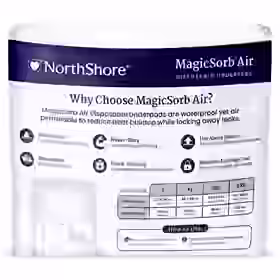 NorthShore MagicSorb Air Breathable Disposable Bed Protectors
