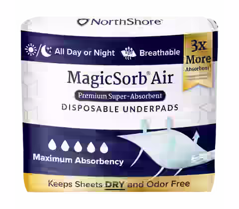 NorthShore MagicSorb Air Breathable Disposable Bed Protectors