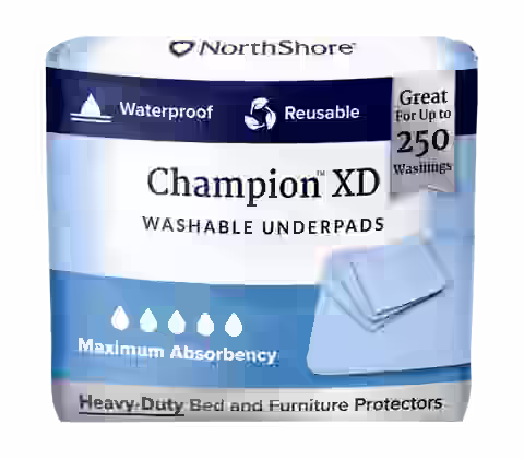 NorthShore Champion XD Premium Washable Bed Protectors (Underpads)